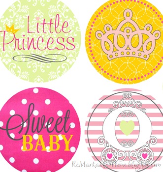 princess shower cupcake toppers copy