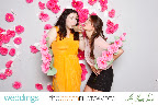 Martha Stewart Weddings real weddings editor Shira Savada and myself.