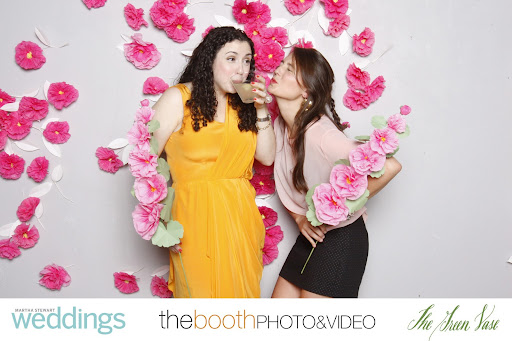 Martha Stewart Weddings real weddings editor Shira Savada and myself.
