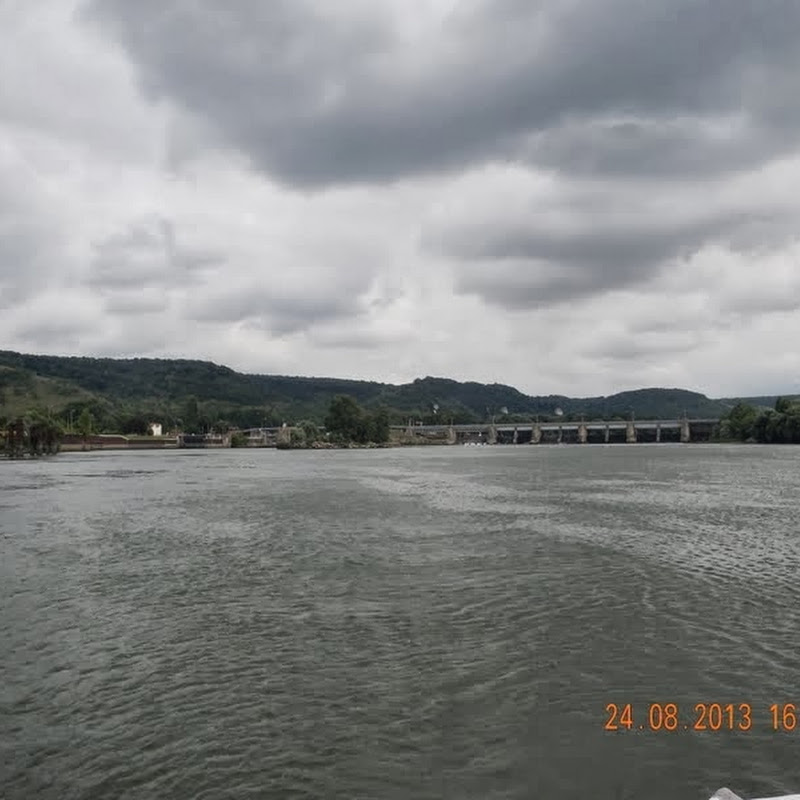 barrage et dernière écluse jusqu'à la mer de POSE-AMFREVILLE