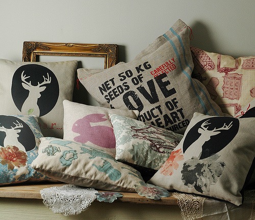 throw pillows
