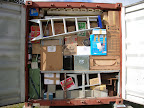 Second container fully packed ready for shipment