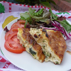 Courgette and Feta Cheese Frittata