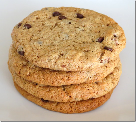 Grain Free Almond Butter Chocolate Chip Cookies