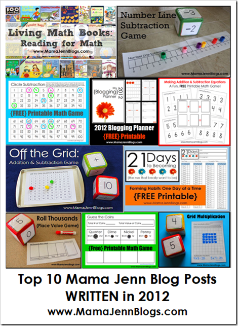 Top 10 Mama Jenn Blog Posts WRITTEN in 2012 Top 10 Mama Jenn Blog Posts WRITTEN in 2012
