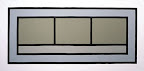 blackboard, 1996, acrylic on canvas, 24 x 48 in.