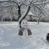 Sasquatch of a Snowman, he was about 10' tall!
