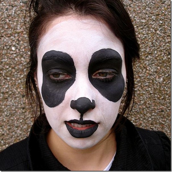 maquillaje de oso panda (4)