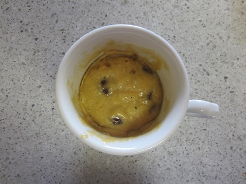 one minute chocolate chip cookie 094