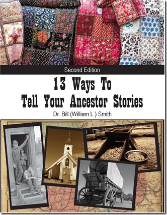13 Ways To Tell Ancestor Stories Book Cover 13 Ways To Tell Ancestor Stories Book Cover