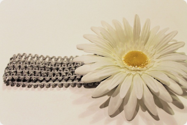 daisy baby headband diy