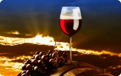 irpinia - vino_rosso_botte_tramonto