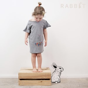 4_Rabbit_Lorraine Gather Dress_Back 4_Rabbit_Lorraine Gather Dress_Back