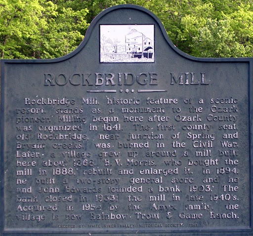 Rockbridge marker, Ozark County
