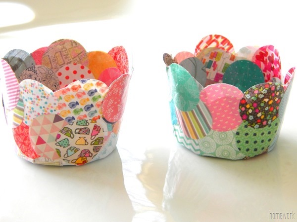 Paper Mache Confetti Bowl