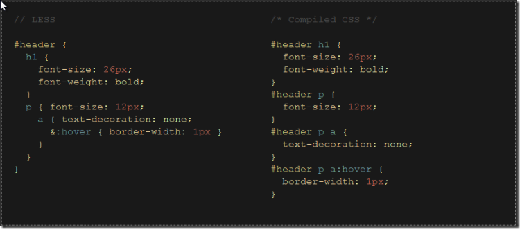 Less - Nested Rules Less - Nested Rules