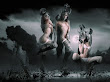 Three Demon Girls Fantasy
