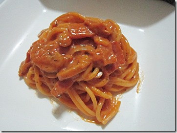 cheesy tomato spaghetti, 240baon cheesy tomato spaghetti, 240baon