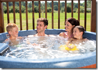 Enjoy a Relax in the Private Hot Tub