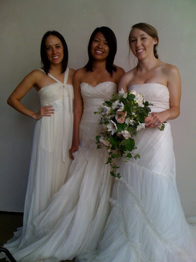Our three models looked lovely in their gowns.