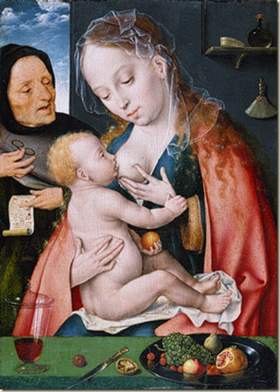 Joos Van Cleve, Vierge à l'enfant