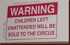 warning