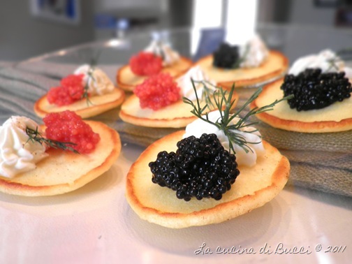 mini pancake uova di lompo mini pancake uova di lompo