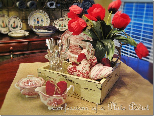 CONFESSIONS OF A PLATE ADDICT Rustic French Valentine Centerpiece 065