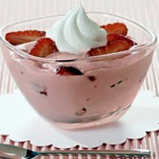 Fluffy Strawberry Jello Dessert