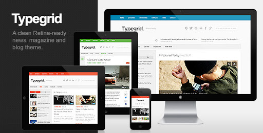Typegrid - Responsive News & Magazine Theme - News / Editorial Blog / Magazine