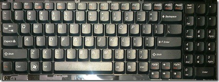 Lenovo G550のキーボードを英語版に交換してみた - 元「なんでも 