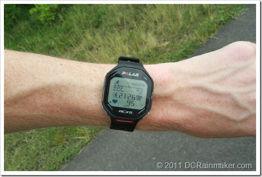 Polar RCX5 Race Pace Tracking