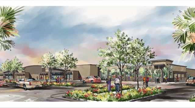 An architect&rsquo;s rendering shows a Walmart proposed for an area near Zoo Miami containing endangered pine rocklands. Graphic: Ram / Miami Herald