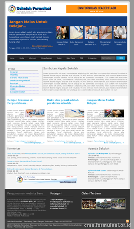 Tema CMS Formulasi Premium 4 Tema CMS Formulasi Premium 4