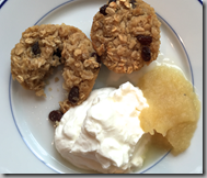 Katie's Breakfast-Cuz's Baked Oatmeal, 0% plain Greek yogurt & unsweetened applesauce