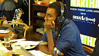 Marcus captivated by Vy's energy and conversation about gospel music. Marcus captivated by Vy's energy and conversation about gospel music.