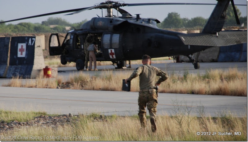 DustOff Crew Races To MedEvac - FOB Salerno