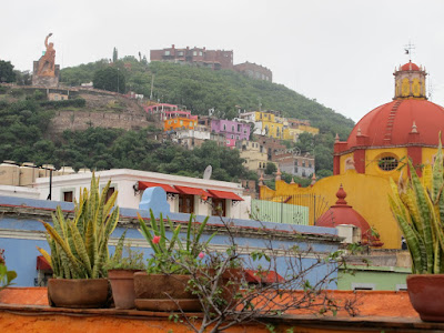 the view from the roof of Alma del Sol, with el Pipilia on the left