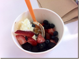 yogurt and fruit