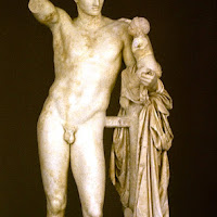 51.- Praxíteles. Hermes con el niño Dionisios