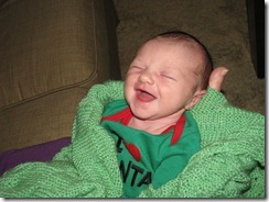 Zoey laughing at Granny