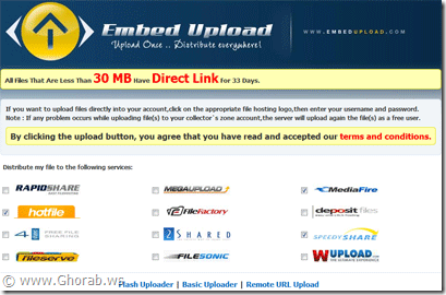EmbedUpload