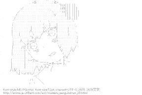 [AA]荻野目苹果 悩む（輪るピングドラム）