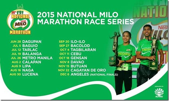 2015 Nationa Milo Marathon Race Series 2015 Nationa Milo Marathon Race Series