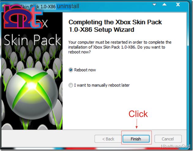 Theme  windows 7 mới nhất 2012 [Xbox360 Skin Pack] | Hướng dẩn cài đặt và gở bỏ theme