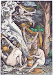 Woodcut Of Witches By Hans Baldung Grien 1514