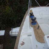How beautiful is that sanded teak!