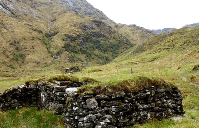 LOOKING BACK TO THE CARNACH'S UPPER GORGE