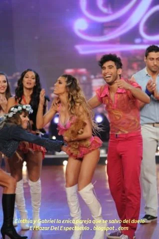 Cinthia y Gabriel la £nica pareja que se salvo del duelo.JPG