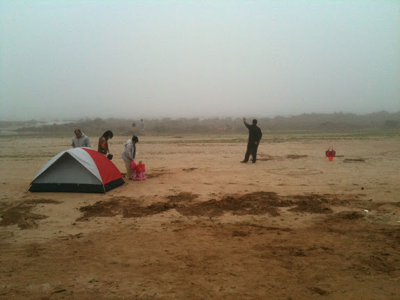 Qingdao - Brume sur la plage
